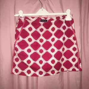 Pink and white skort with pockets!